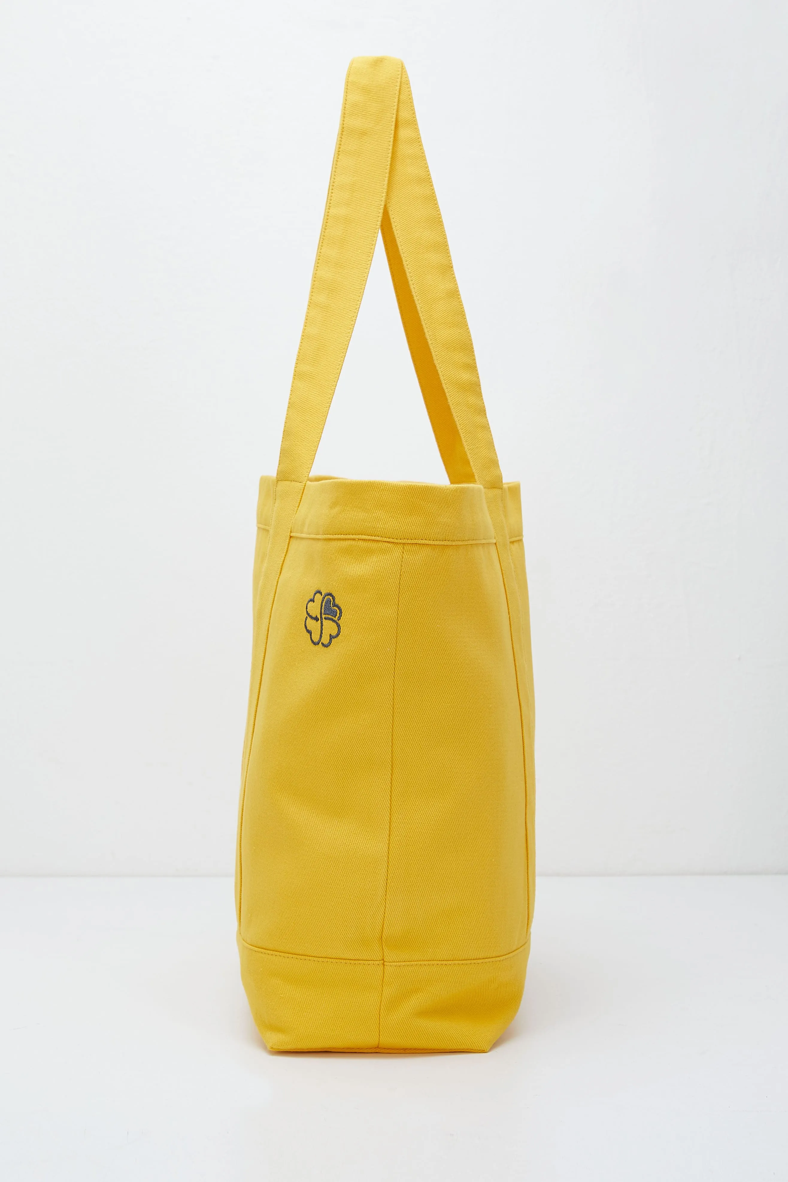 100% Recycled Big Tote Bag Yellow