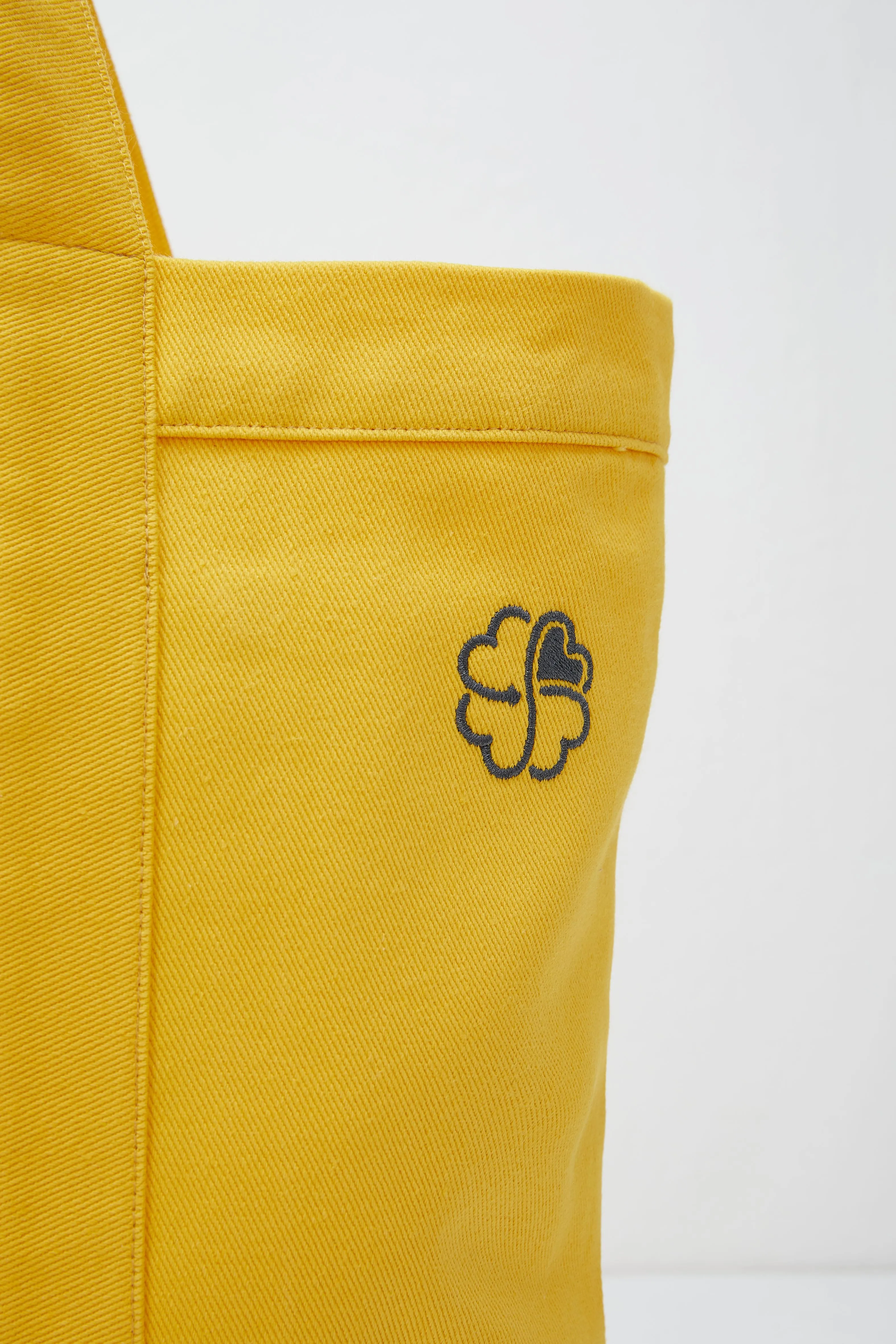 100% Recycled Big Tote Bag Yellow