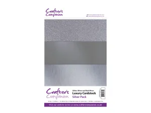 12" Luxury Mixed Silver Card - 24 Pack