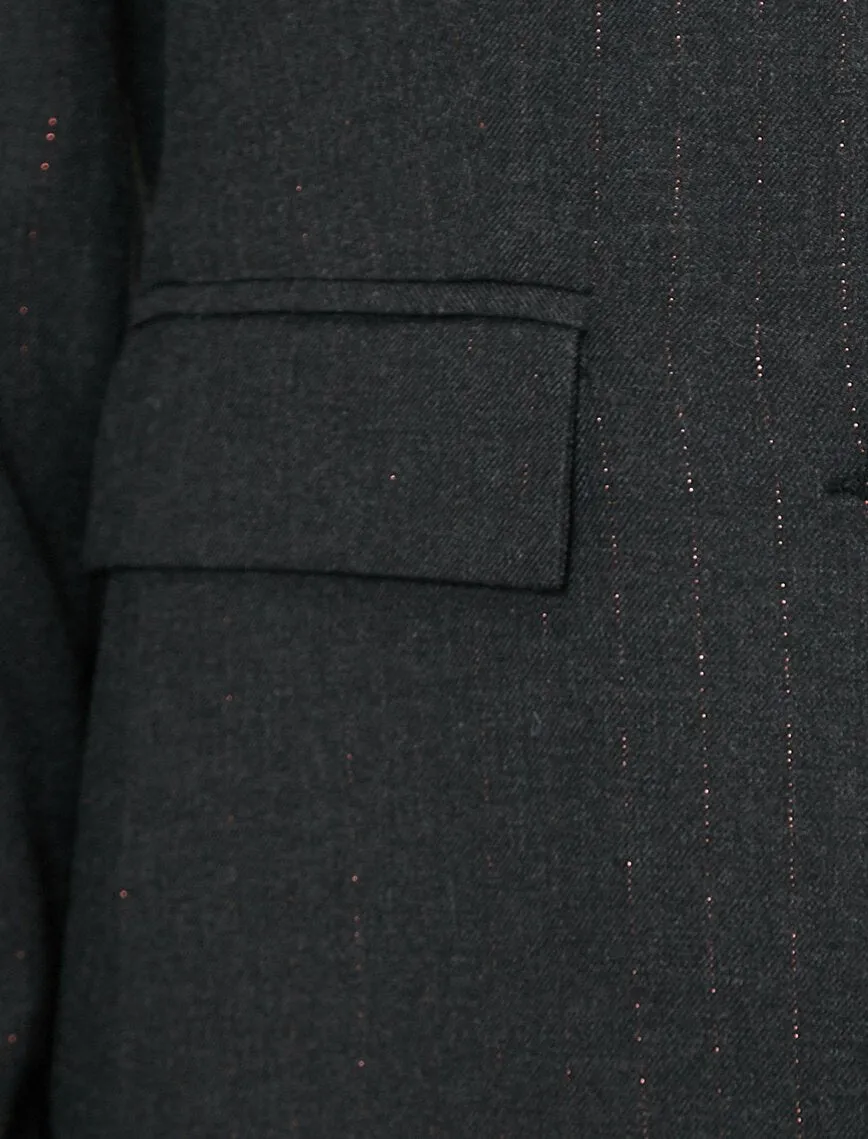 14978 Grey Striped Jacket