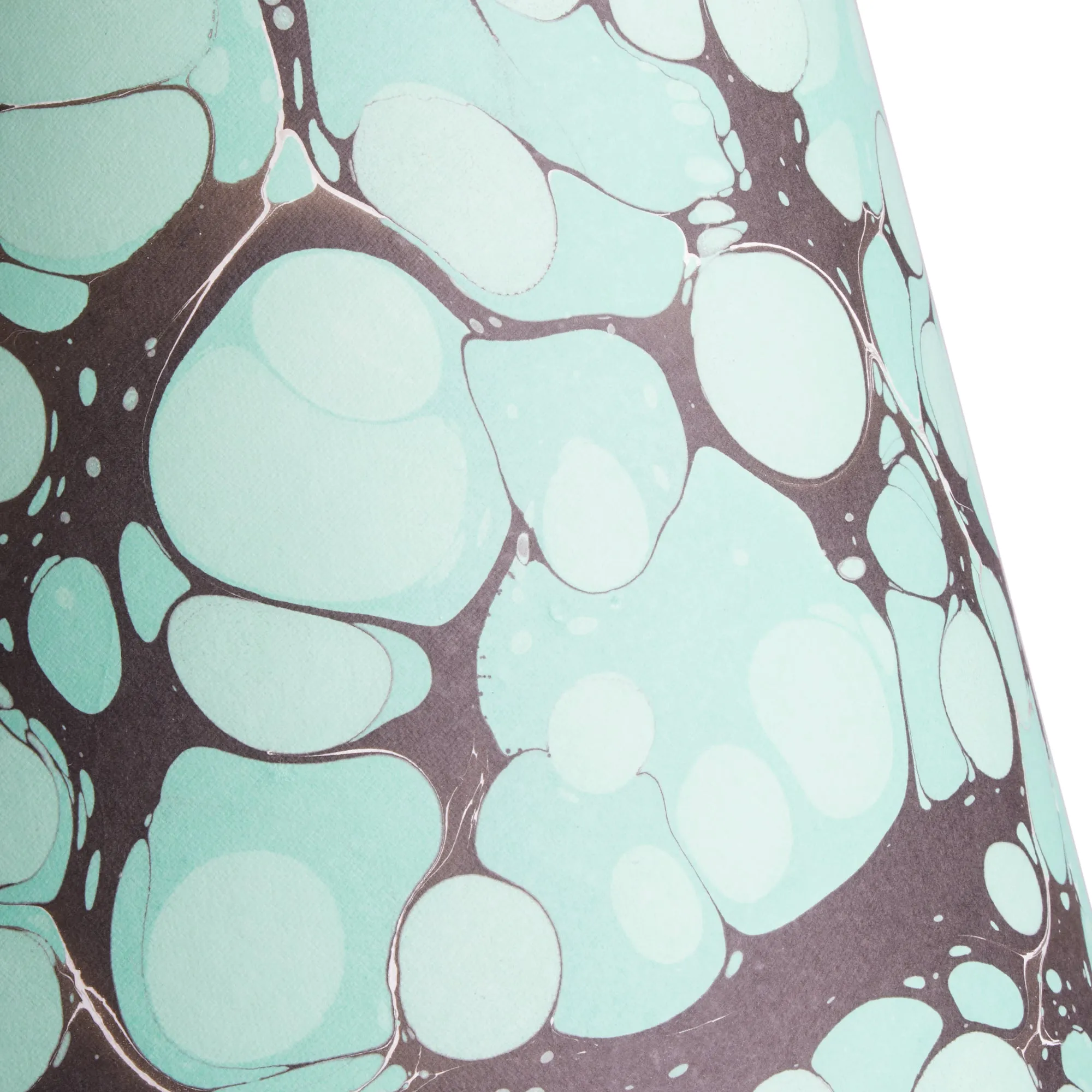 14cm tall tapered shade in Adige hand made marble paper