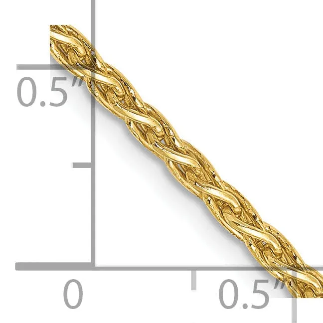14k Yellow Gold 2.25mm Parisian Wheat Chain