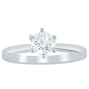 18ct White Gold .70ct Diamond Capri Ring
