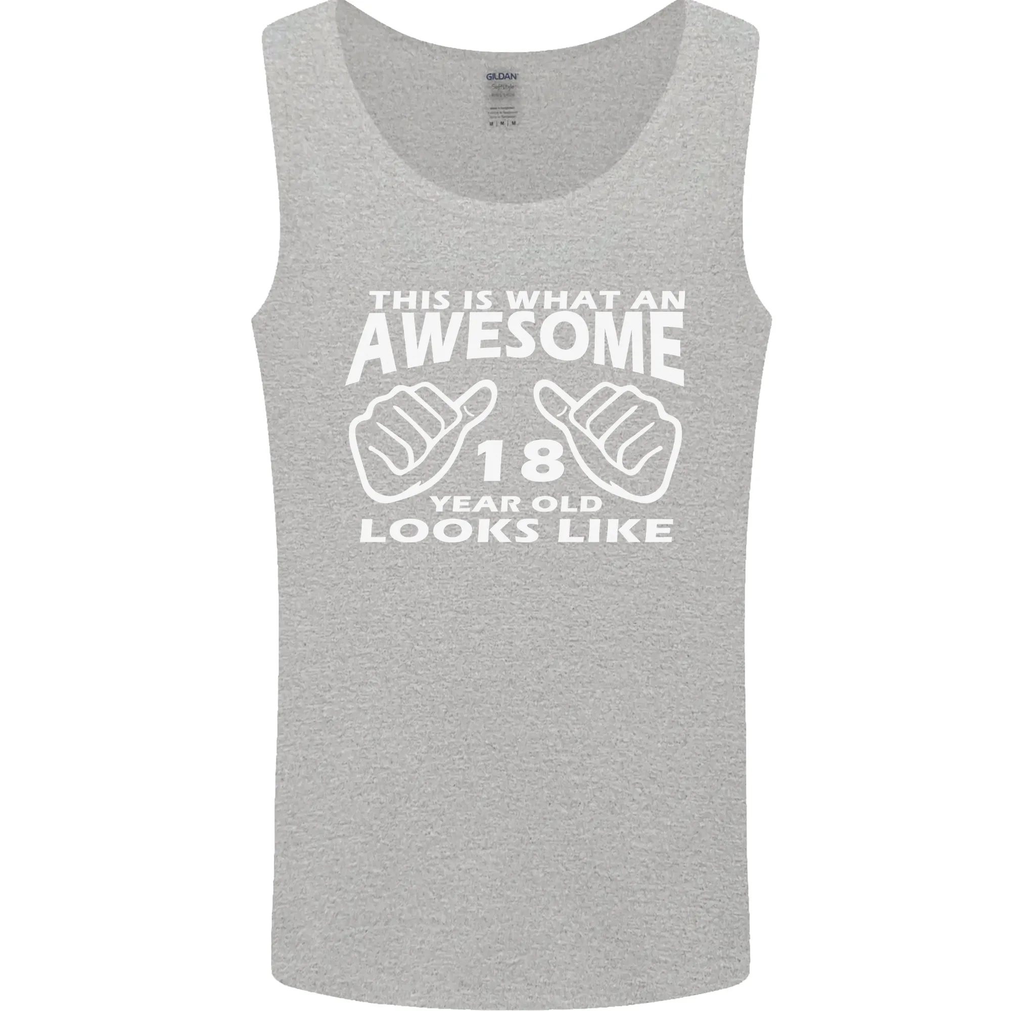 18th Birthday 18 Year Old This Is What Mens Vest Tank Top
