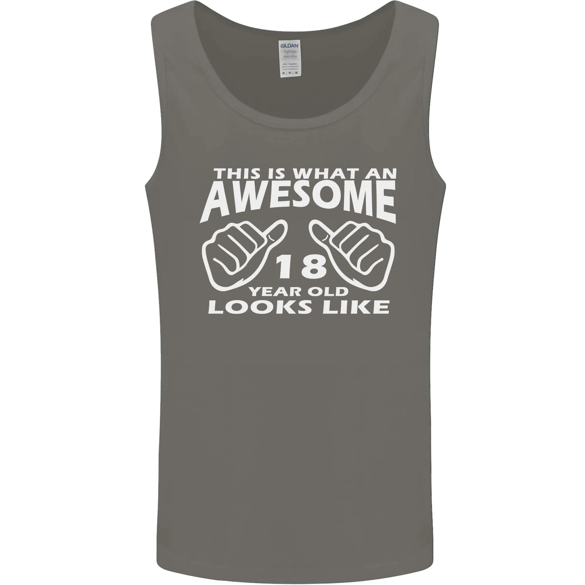 18th Birthday 18 Year Old This Is What Mens Vest Tank Top