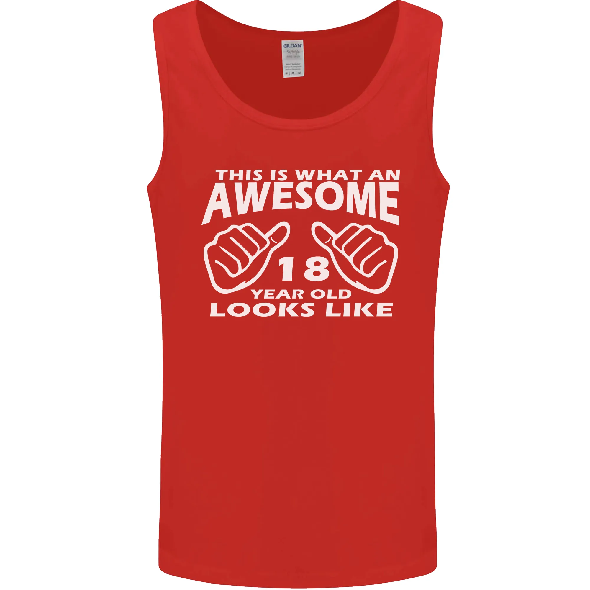 18th Birthday 18 Year Old This Is What Mens Vest Tank Top