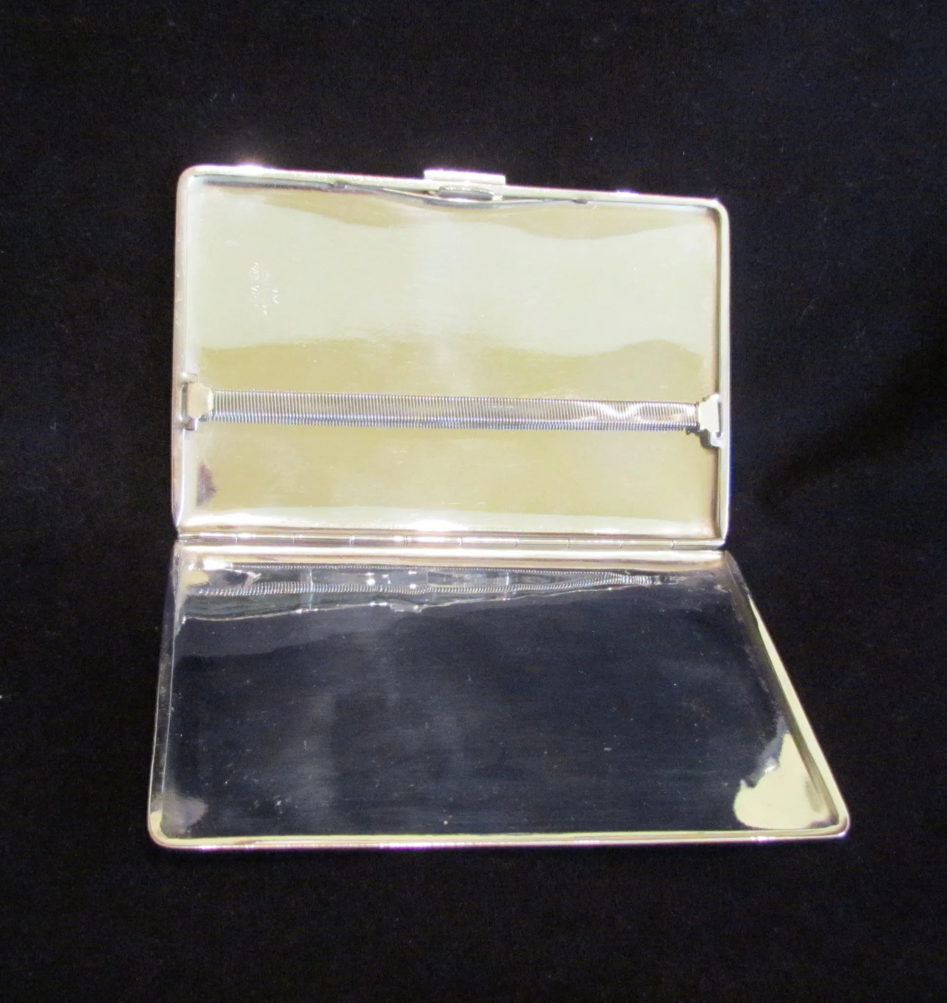 1940s Cigarette Case Ontario Canada Map Har-Bro England Business Card Credit Card Holder Wallet EXCELLENT CONDITION