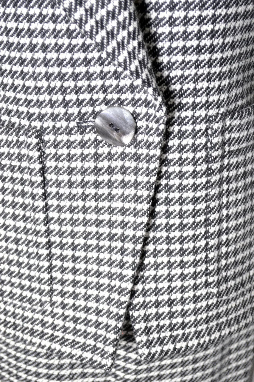2 Pc YSL Yves Saint Laurent Rive Gauche Houndstooth Vintage Wool Suit