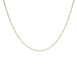 22K Gold Fancy Chain, Length 16inches