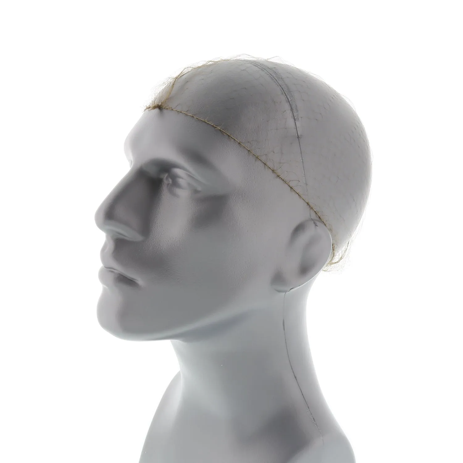 24" Light Brown Latex Free Light Weight Hairnet, Package of 144