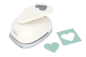 2.5 inch Heart Lever Action Craft Punch, Valentine’s Day Punch for Paper Crafting Scrapbooking