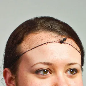 28" Black Latex Free Light Weight Hairnets, Case of 2,880