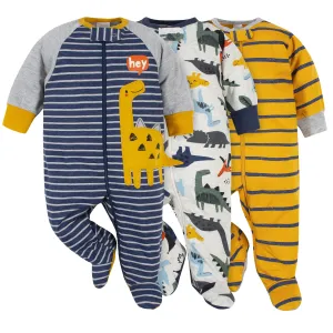 3-Pack Baby Boys Dino Sleep 'N Plays