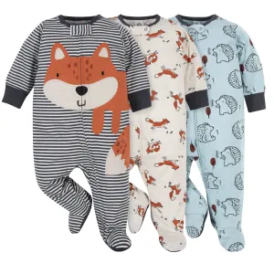 3-Pack Baby Boys Fox Sleep 'N Plays