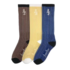 3 Pack Socks - Striped
