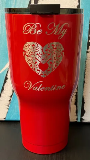 30oz Valentines Hearts Design Only