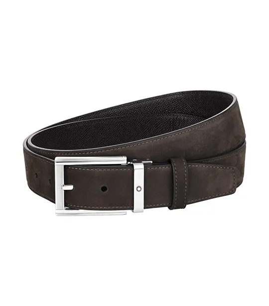 35mm Reversible Leather Belt Black/Brown