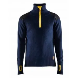 4630-1071&#x20;Work&#x20;Sweater&#x20;Wool&#x20;Regular&#x20;Fit&#x20;-&#x20;Bl&#xE5;kl&#xE4;der