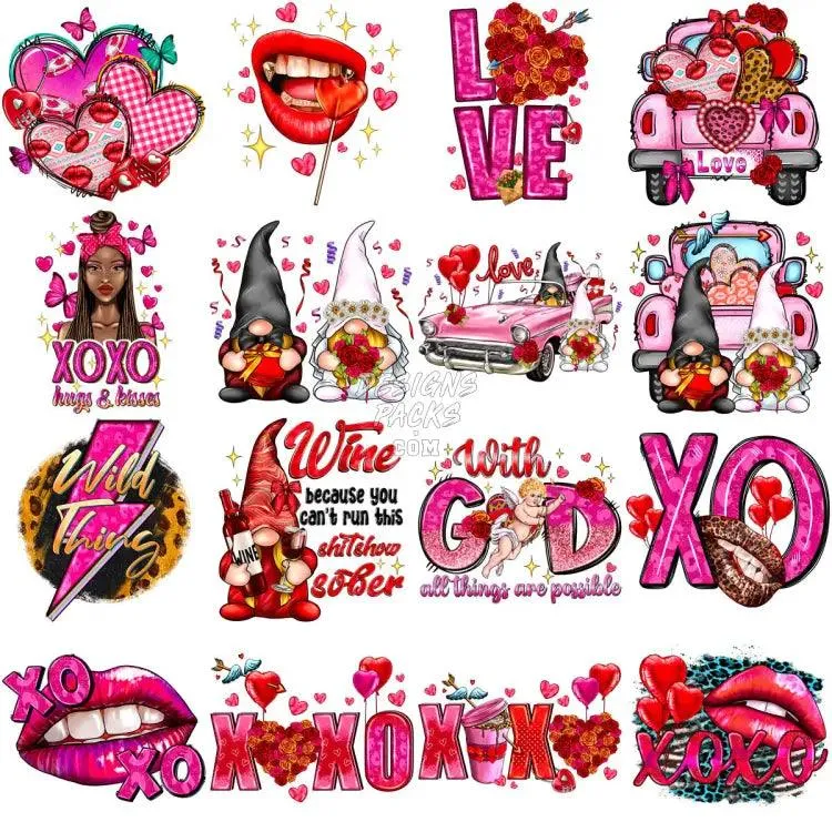 50 Valentine's Day Designs Bundle PNG