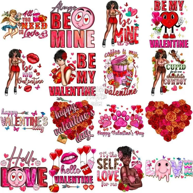 50 Valentine's Day Designs Bundle PNG