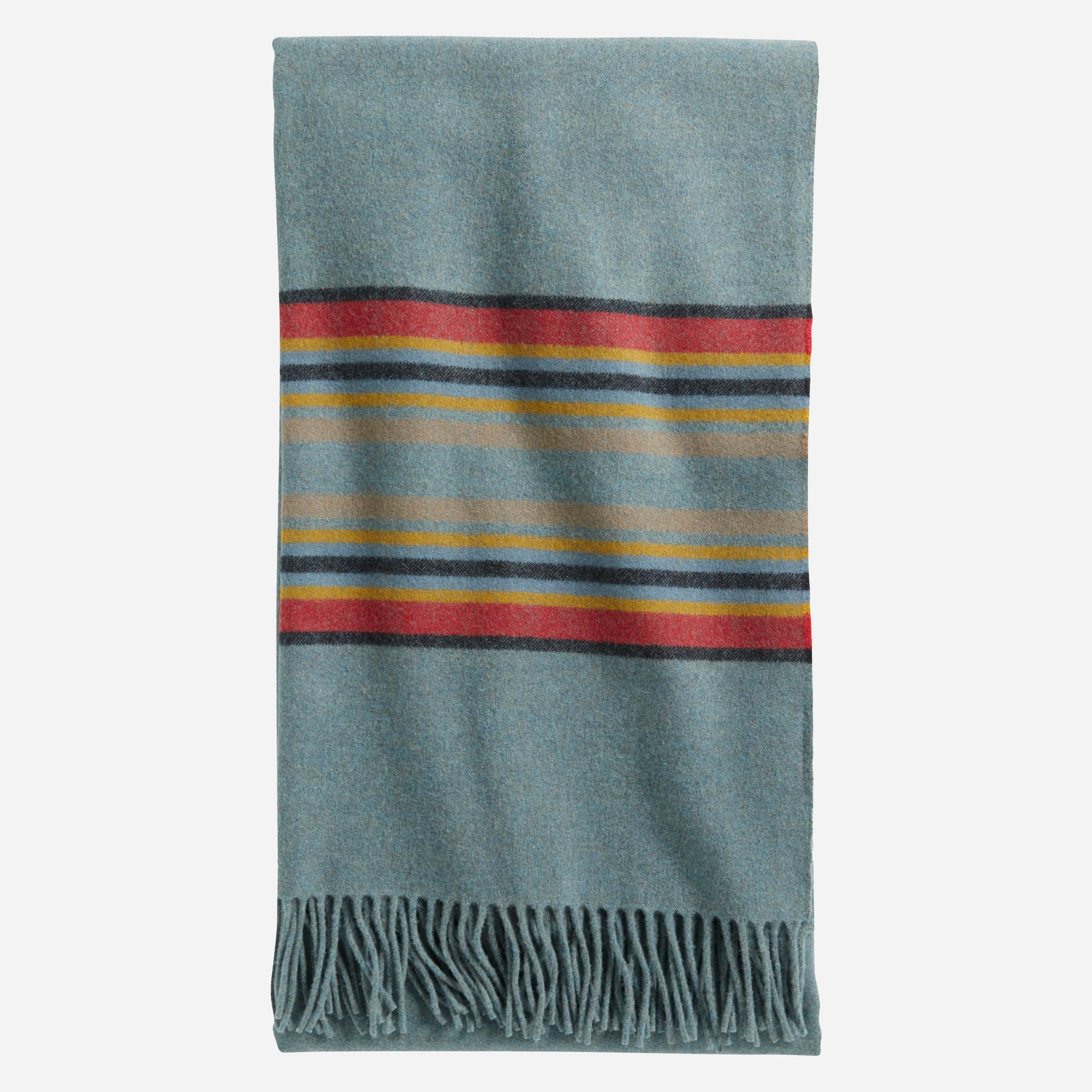 5TH AVENUE THROW - GREEN HEATHER