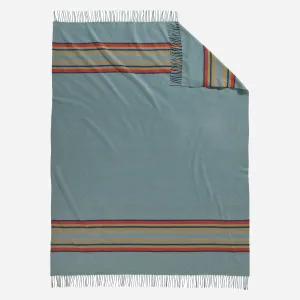 5TH AVENUE THROW - GREEN HEATHER