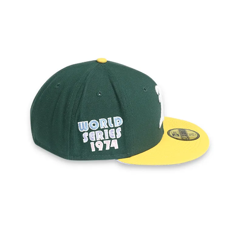 [60243525] Oakland Athletics 74 WS "POP SWEAT" Green 59FIFTY Men's Fitted Hat