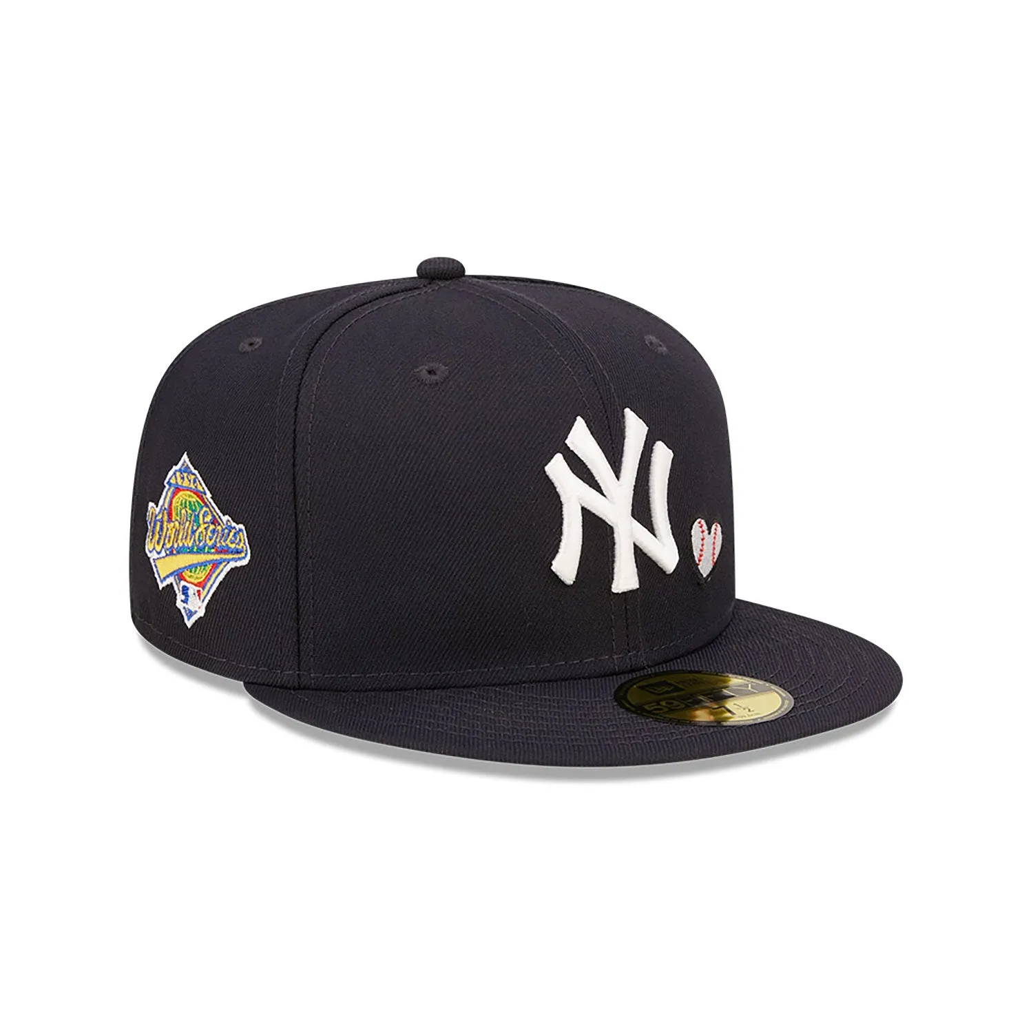 [60243662] New York Yankees 96 WS "Team Heart" Navy 59FIFTY Mens Fitted Hat
