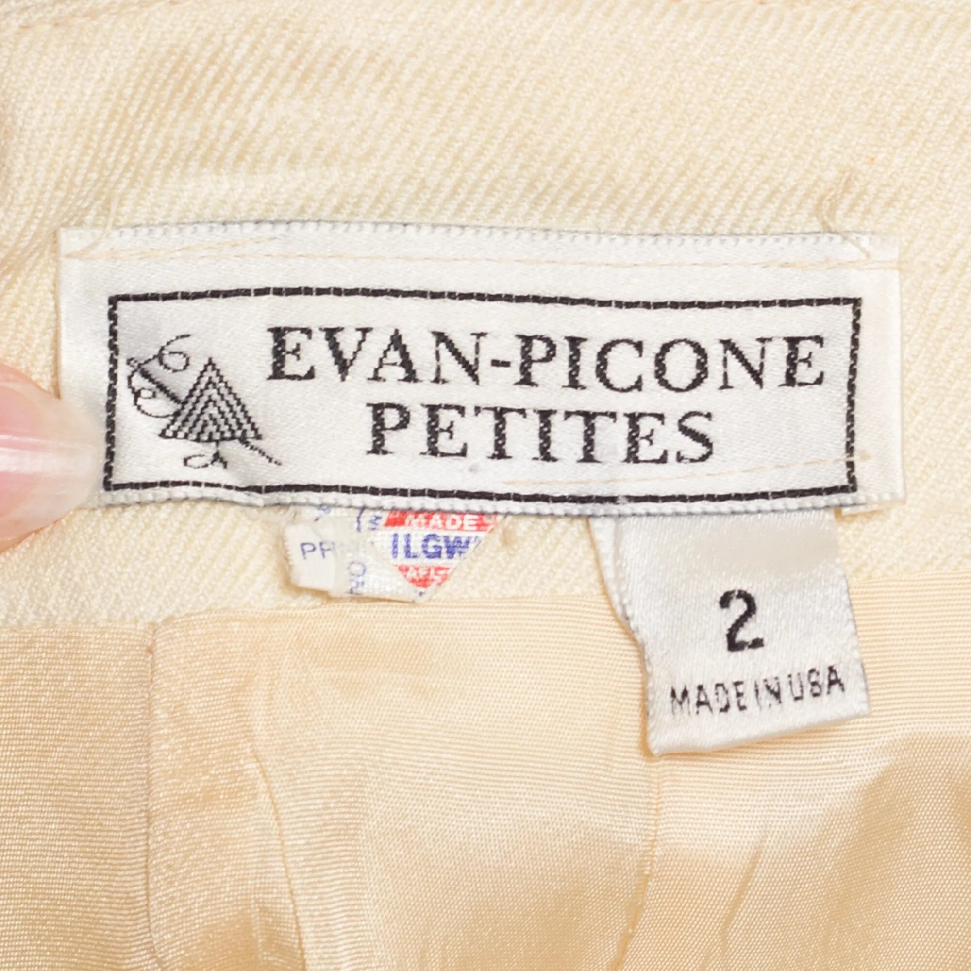 70s 80s Evan Picone Belted Skirt - Extra Small, 24.5"