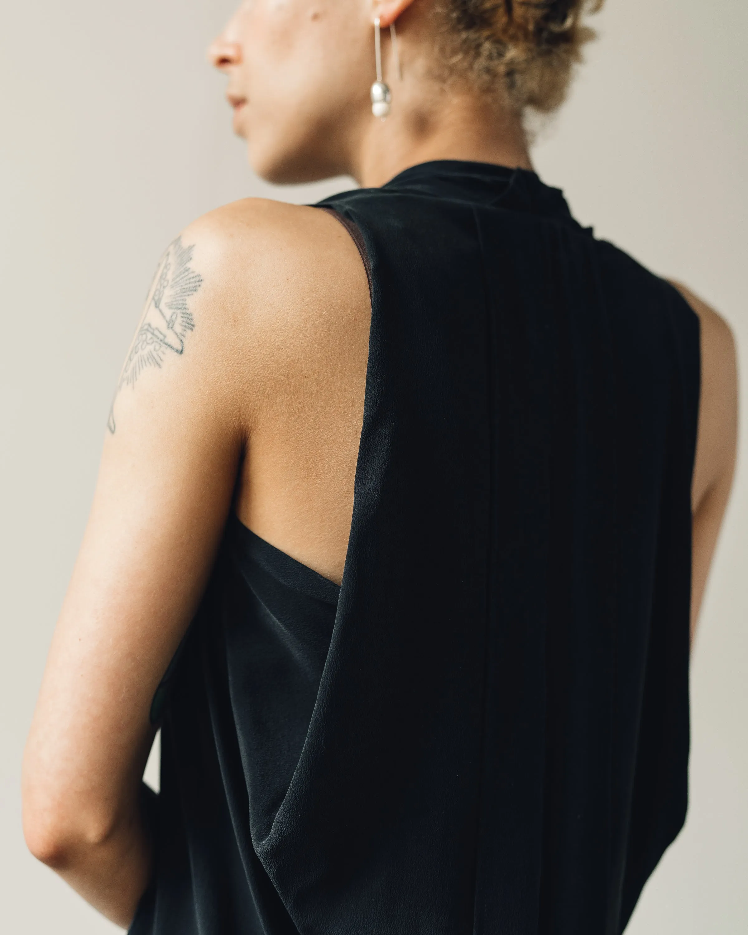 7115 Signature Origami Dress, Black