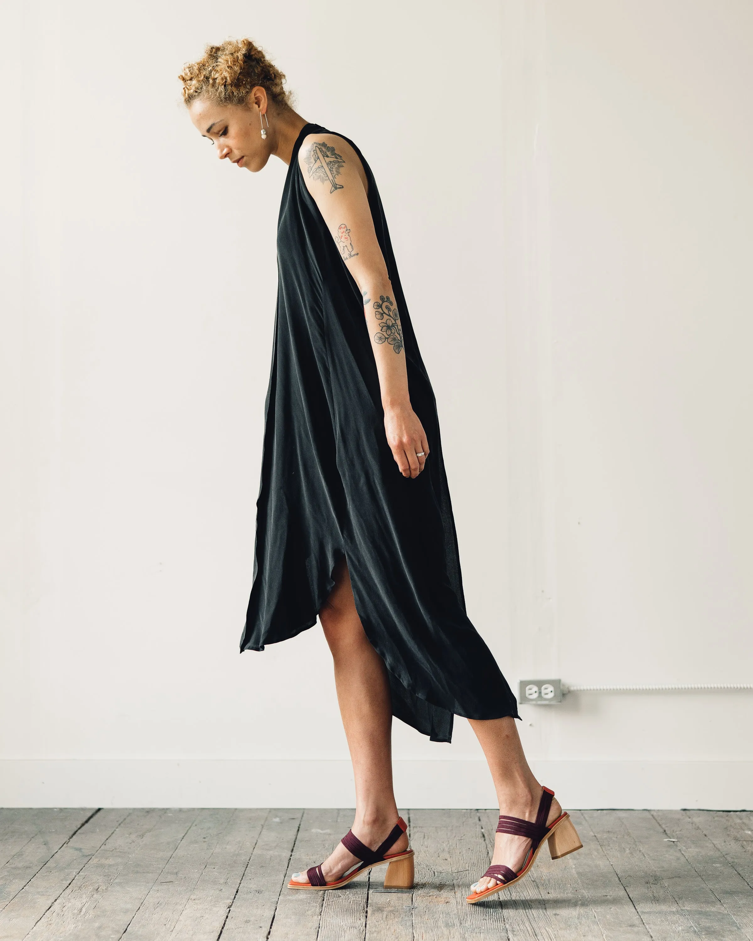 7115 Signature Origami Dress, Black