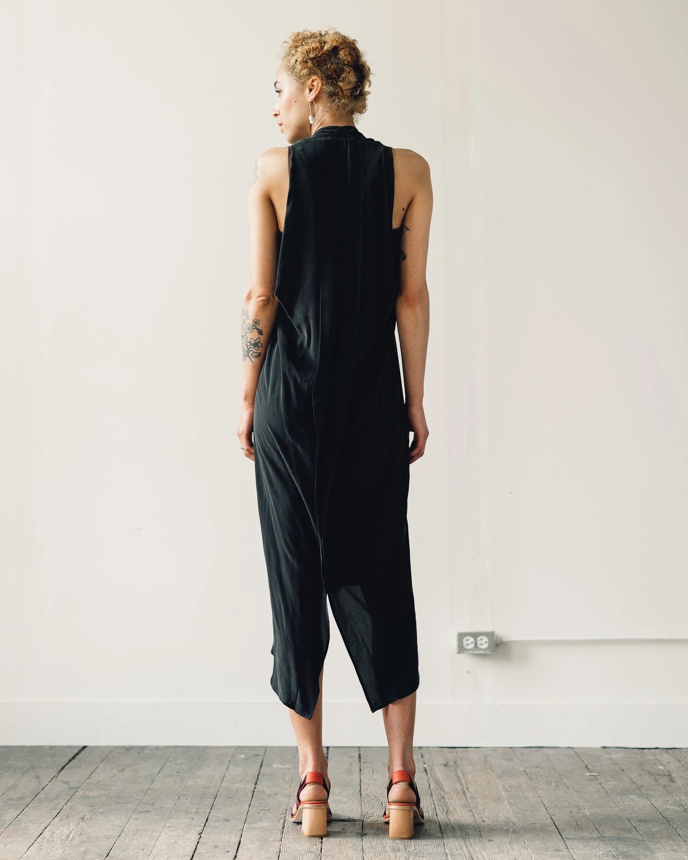 7115 Signature Origami Dress, Black