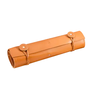 8-Slot Leather Chef Knife Carrier