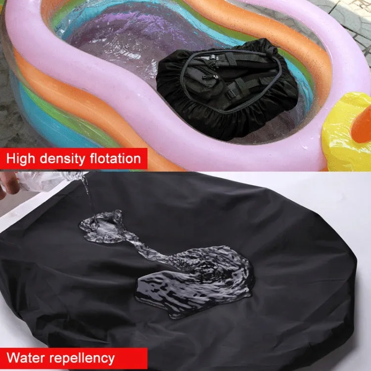 80L Adjustable Waterproof Dustproof Backpack  Rain Cover Portable Ultralight Protective Cover(Black)