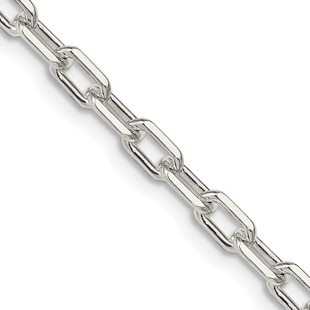 925 Silver 4.30-mm Thickness Fancy D.C Open Link Cable Chain
