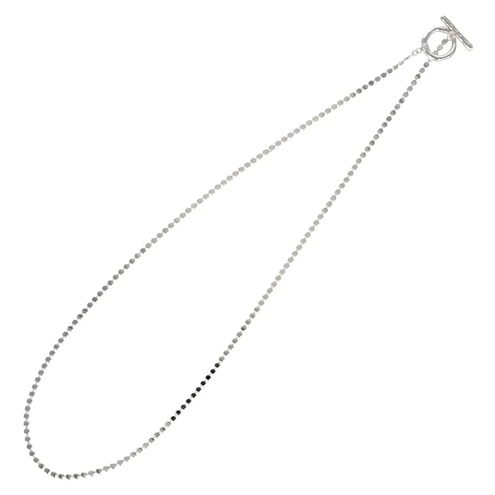 925 Silver Plated Dot Chain Necklace