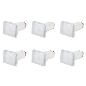9W LED 4-Pin Compact Lamp - Vertical Orientation - Ballast Compatible - G24q Base - 2700K - 6-Pack