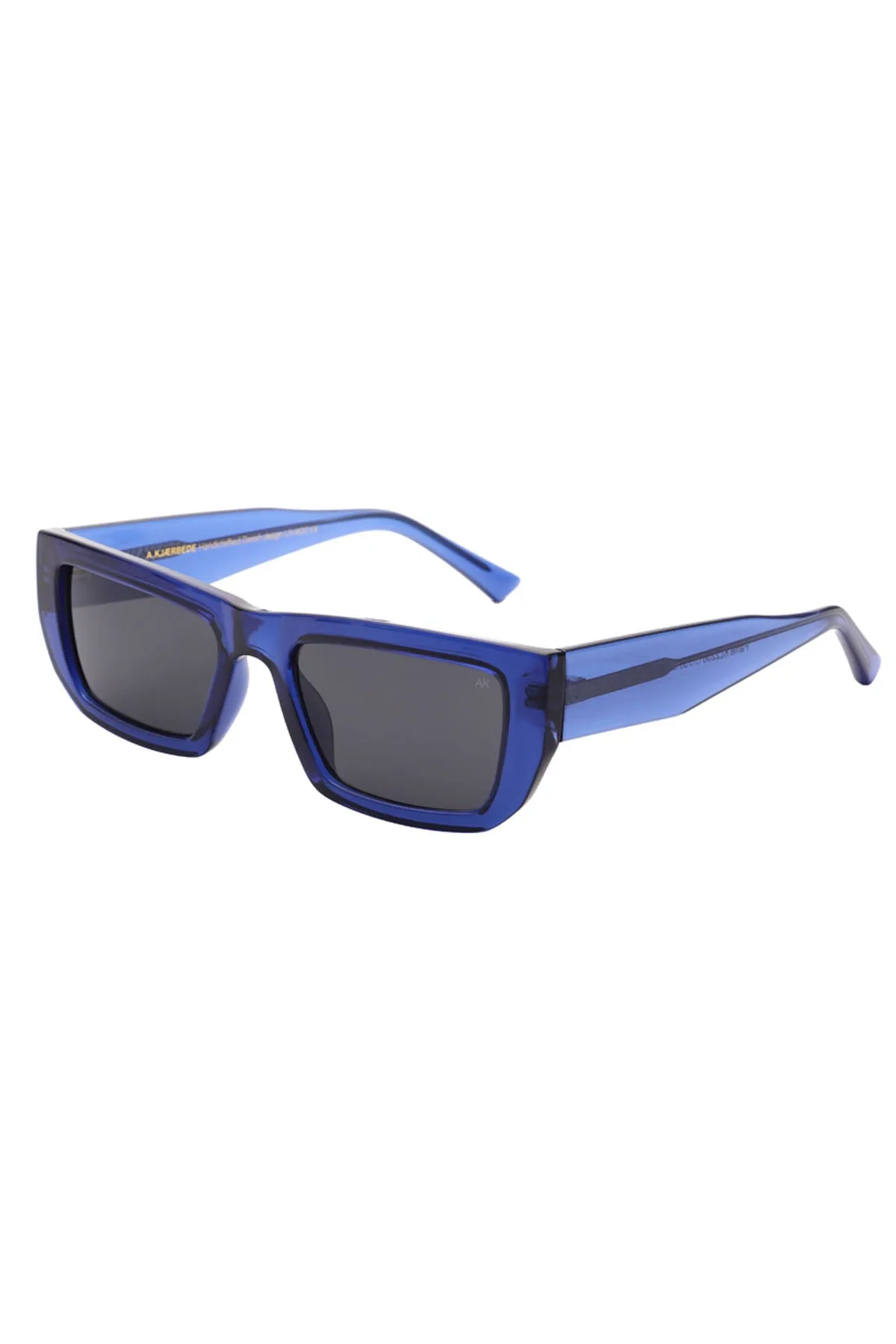 A Kjaerbede Fame Dark Blue Transparent Sunglasses