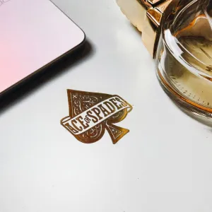 Ace Spades Golden Logo