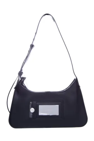 Acne Studios Black Leather Platt Mini Shoulder Handbag