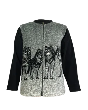 Adaptive Fleece Zip Jacket, Wolf