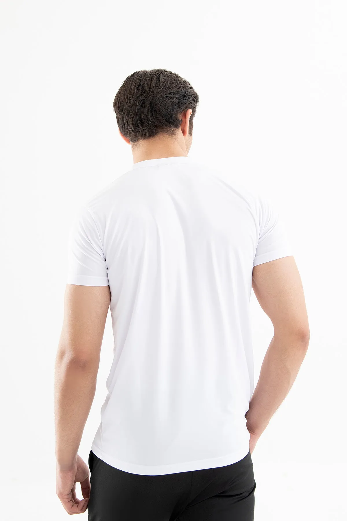 Adidas white Dry-Fit Tee