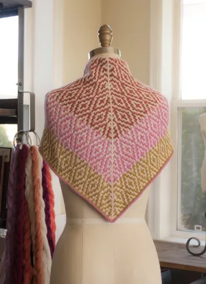 Adobe Mosaic Kerchief Knitting Kit (Medium)
