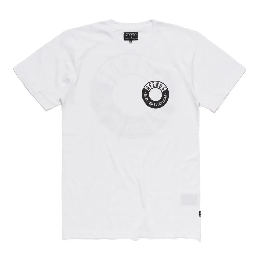 Afends Mens Illumed - Logo Slim Tee