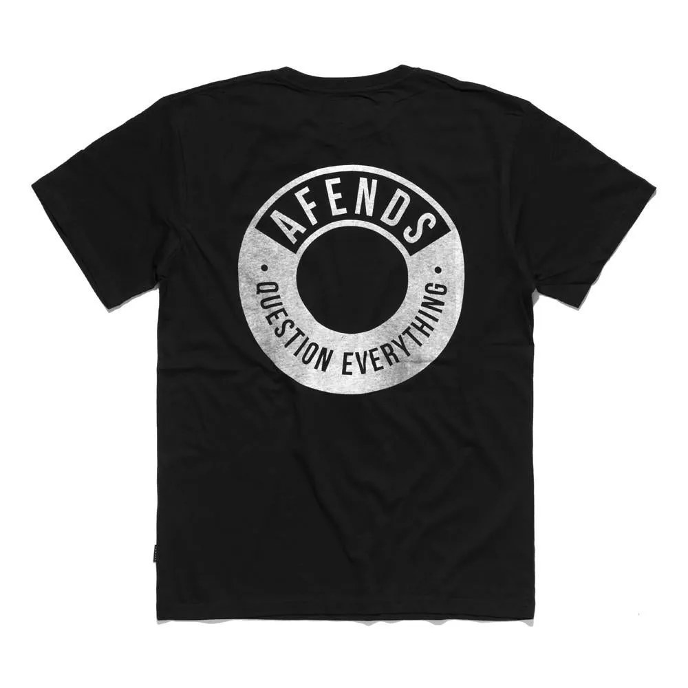 Afends Mens Illumed - Logo Slim Tee