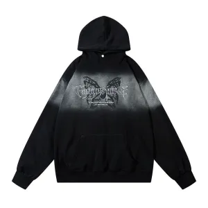 AG American Retro Gradient Butterfly Hoodie