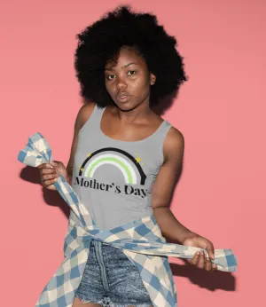 Agender Pride Flag Mother's Day Ideal Racerback Tank - Mother's Day
