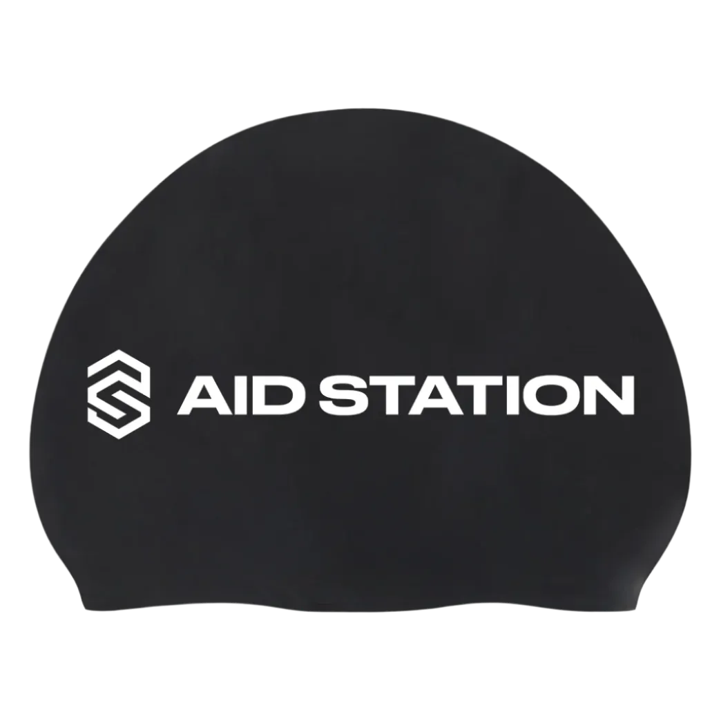 Aid Station - Swim Cap - Black