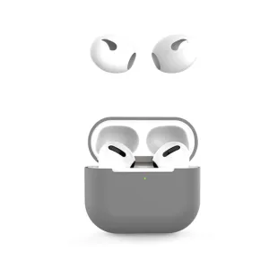 AirPods 3 silicone case with ear caps - Grey