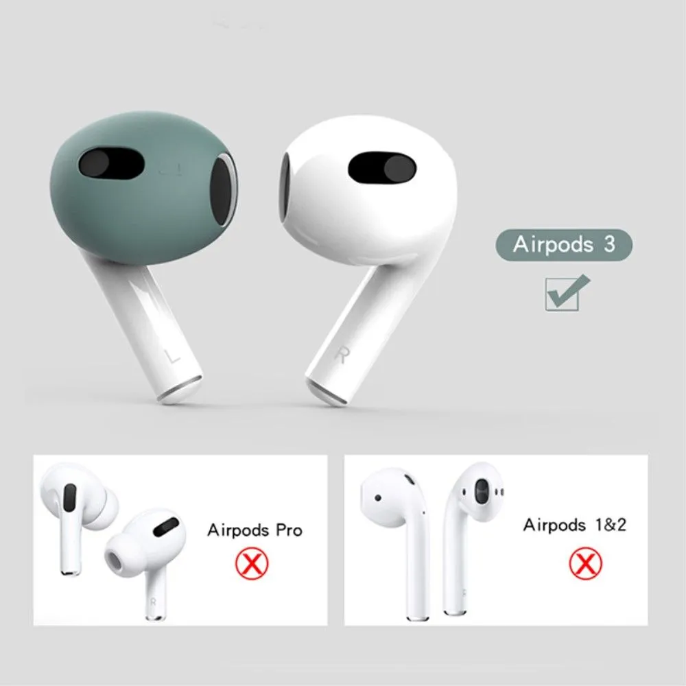 AirPods 3 silicone case with ear caps - Purple